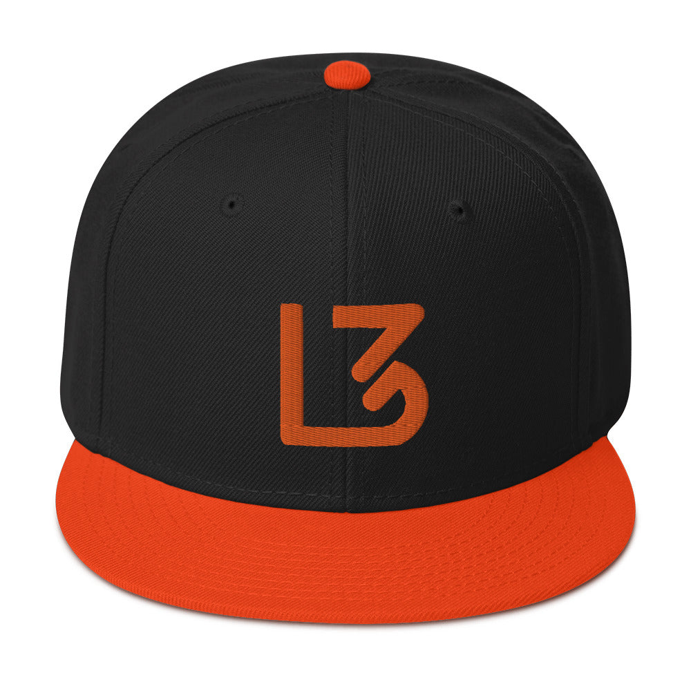 Wolram Snapback Hat - Black/Orange – WOLRAM