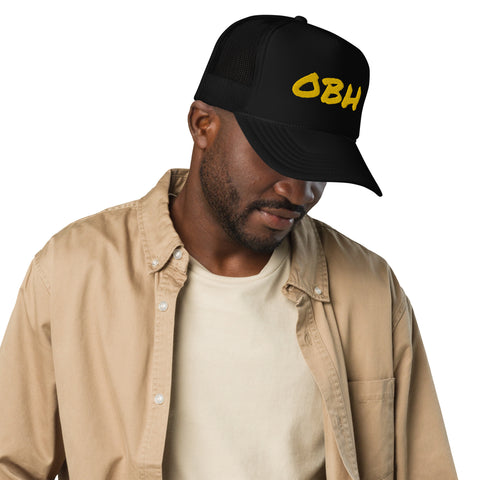 OBH Gold Logo Trucker Hat