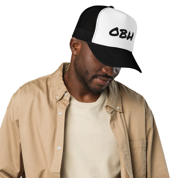 OBH Black Logo Trucker Hat