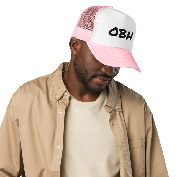 OBH Black Logo Trucker Hat