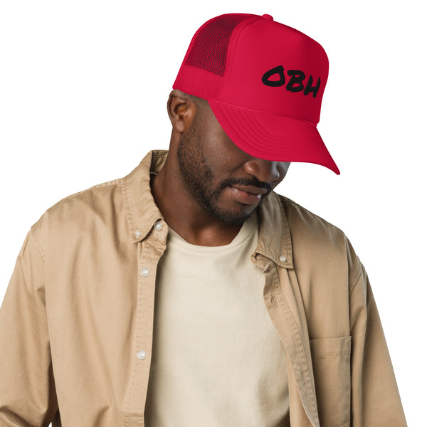 OBH Black Logo Trucker Hat