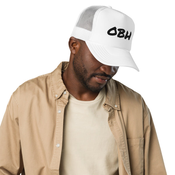 OBH Black Logo Trucker Hat