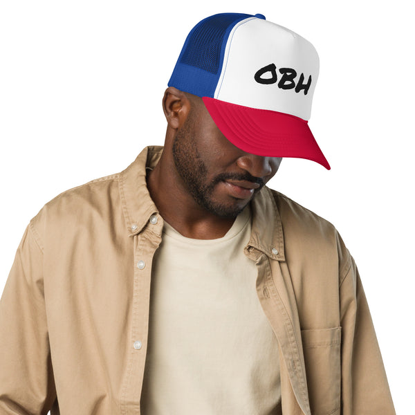 OBH Black Logo Trucker Hat