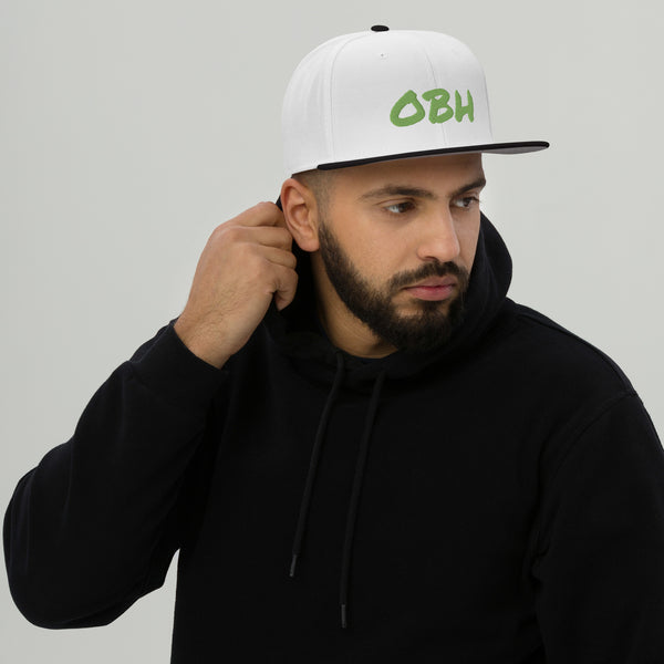 OBH Green Logo Snapback Hat