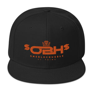 OBH Orange Logo Snapback Cap