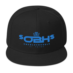 OBH Aqua Logo Snapback Cap