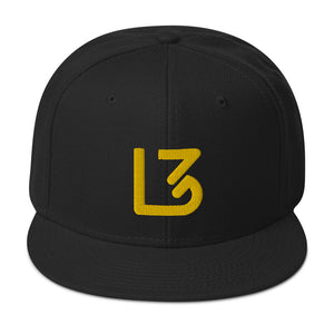 L3 Yellow Logo Snapback Caps