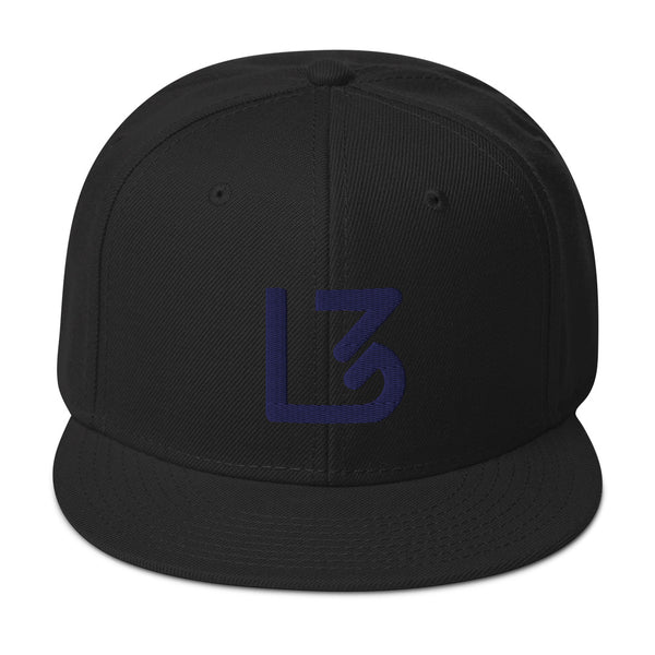 L3 Blue Navy Snapback Caps