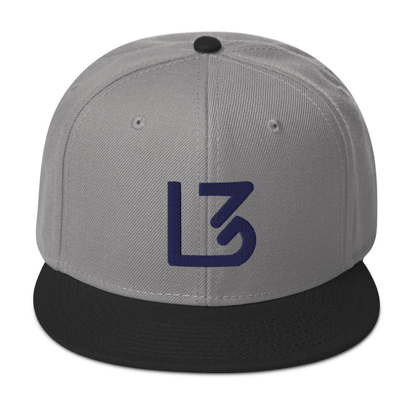 L3 Blue Navy Snapback Caps