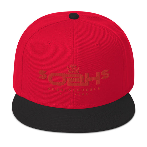 OBH Red Logo Snapback Cap