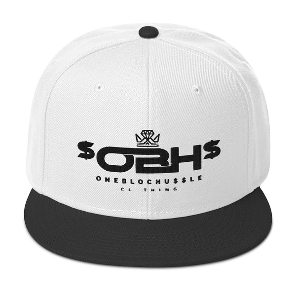 OBH Black Logo Snapback Cap