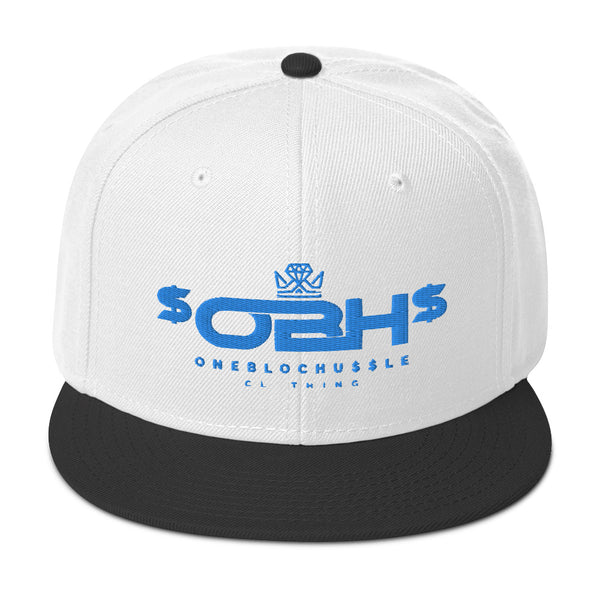OBH Aqua Logo Snapback Cap