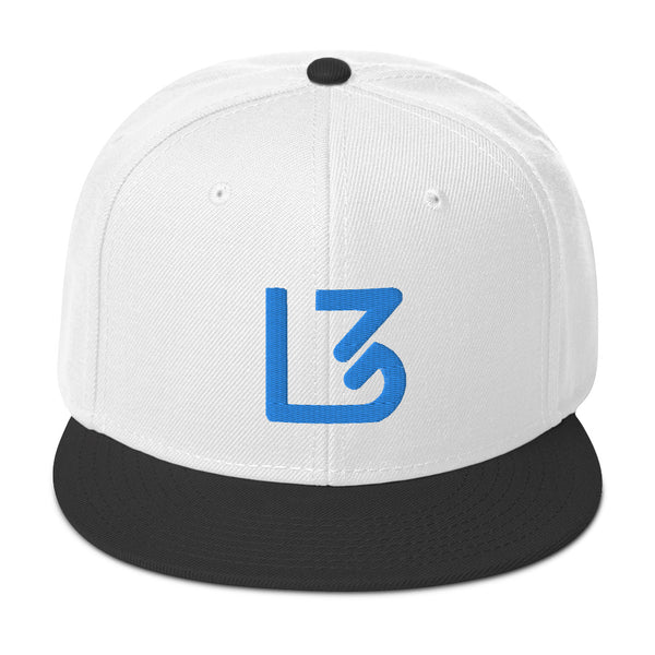 L3 Blue Logo Snapback Caps