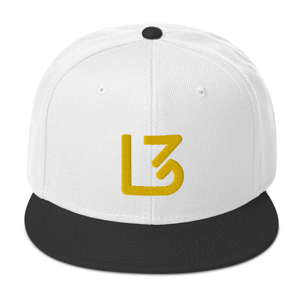 L3 Yellow Logo Snapback Caps