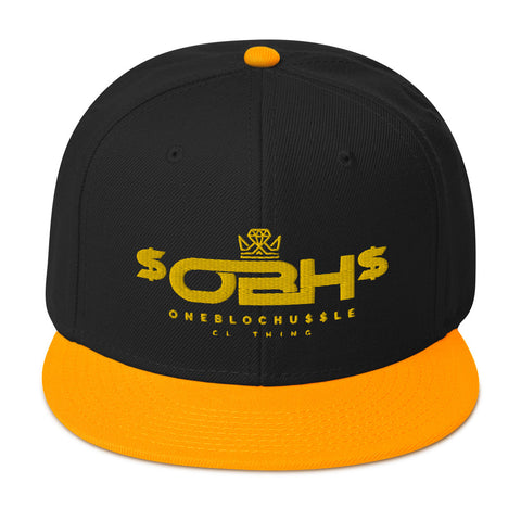 OBH Yellow Logo Snapback Cap