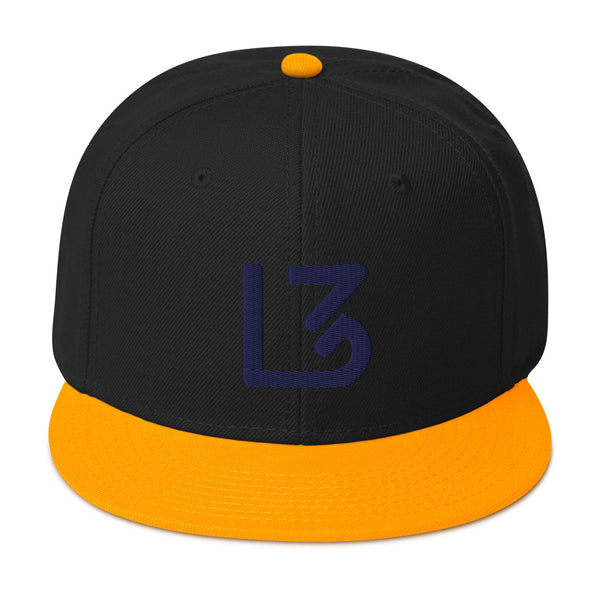 L3 Blue Navy Snapback Caps