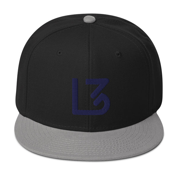 L3 Blue Navy Snapback Caps