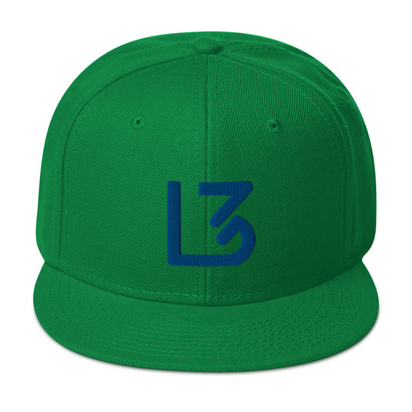 L3 Royal Blue Snapback Caps