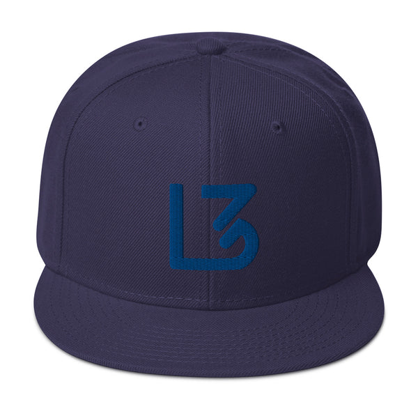 L3 Royal Blue Snapback Caps