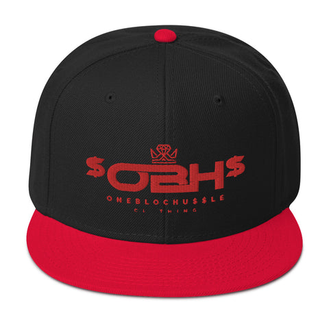 OBH Red Logo Snapback Cap