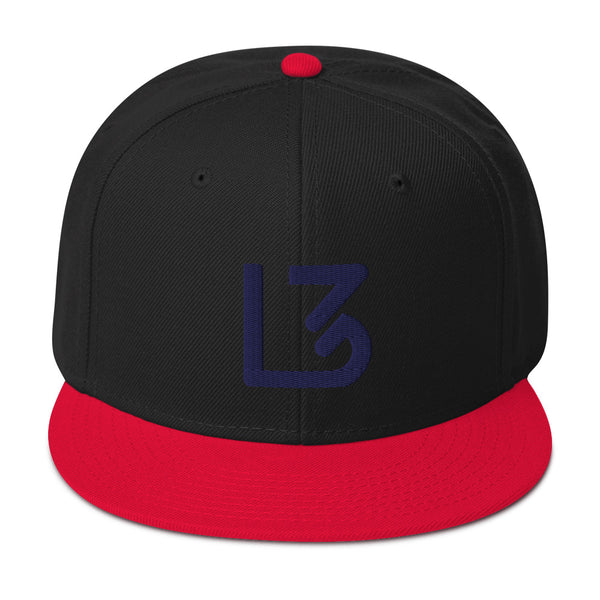 L3 Blue Navy Snapback Caps