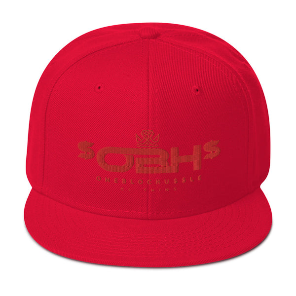 OBH Red Logo Snapback Cap