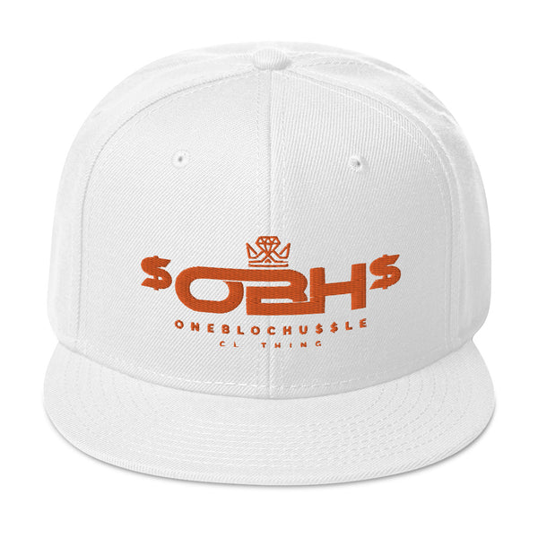 OBH Orange Logo Snapback Cap