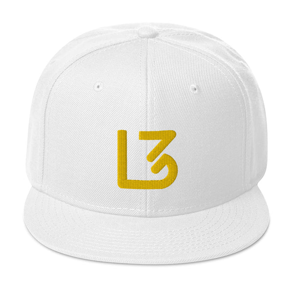 L3 Yellow Logo Snapback Caps